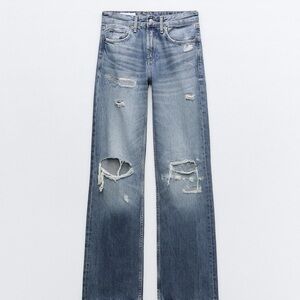 NWT Zara Ripped Jeans